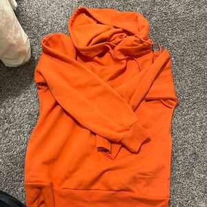 Orange target hoodie